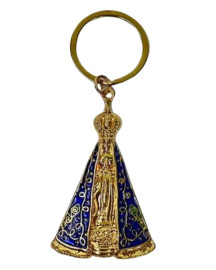 Chaveiro Nossa Sra. Aparecida Metal