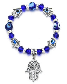 Pulseira Olho Grego com M�o de F�tima