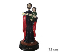 Est�tua S�o Jos� 12cm Resina
