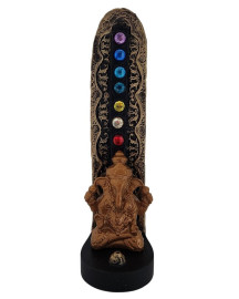 Incens�rio 7 Chackras Ganesha 17cm