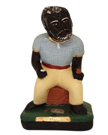 Imagem Preto Velho Pai Miguel 20cm Gesso