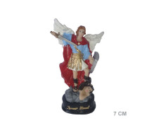 Estatua Arcanjo Miguel 7cm Resina