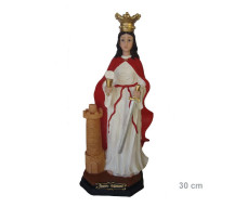 Estatua Santa Barbara 30cm Resina