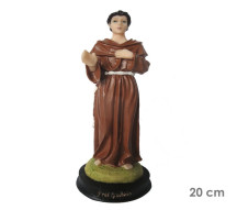 Est�tua Frei Galv�o 20cm Resina