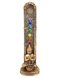 Incens�rio 7 Chackras Buda 18cm Vertical