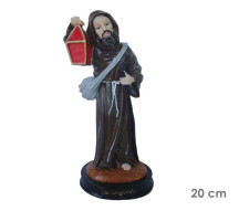 Est�tua S�o Longuinho 20cm Resina