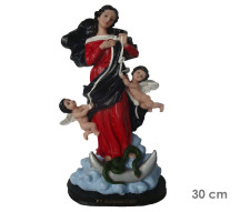 Est�tua Nossa Senhora Desatadora dos N�s 30cm Resina
