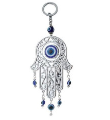 Chaveiro Olho Grego e M�o Hamsa