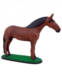 Estátua Cavalo com Base 25cm Resina