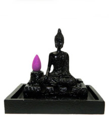 Incens�rio Cascata Zen Com Buda