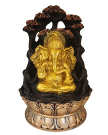Fonte de �gua Ganesha Aben�oando 30cm