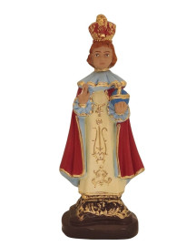 Imagem Menino Jesus de Praga 25cm Gesso