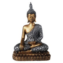 Est�tua Buda Hindu 34cm Resina