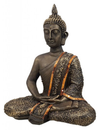 Est�tua Buda Hindu 55cm Resina