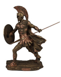 Est�tua Guerreiro Aquiles 28cm Resina