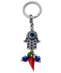 Chaveiro M�o Hamsa e Patu�s 