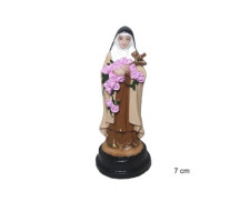 Estatua Santa Terezinha 7cm Resina