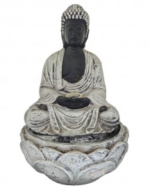 Fonte de gua Buda Sidarta em Meditao 29cm
