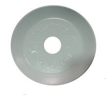 Prato Titan Stamp Branco TX Craqueado