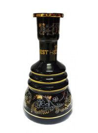 Vaso Best Hookah Rigado Preto Grande
