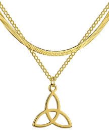 Colar Celta Triquetra A�o Inoxid�vel
