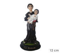 Est�tua Santo Antonio 12cm Resina