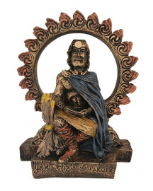 Est�tua Deus do Sol Lugh 23cm Resina
