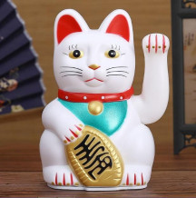 Gatinho da Sorte (Manekineko) Mexe o Bra�o