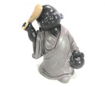 Estatua Monge Budista em Resina