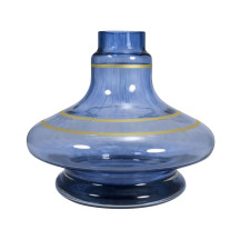 Vaso Narg Glass Aladim Gold Safira