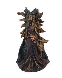 Est�tua Deusa Hecate 23cm Resina