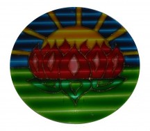 Mandala Flor de Lotus 22cm