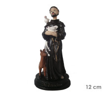 Est�tua S�o Francisco 12cm Resina