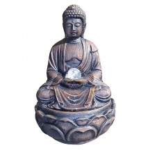 Fonte Resina Buda Meditando Bi-Volt