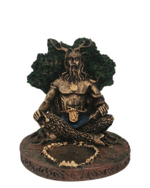 Est�tua Deus Cernunnos 14cm Resina