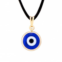 Gargantilha com Olho Grego Ouro 12mm
