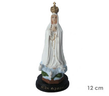 Est�tua Nossa Senhora de F�tima 12cm Resina