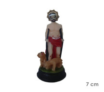 Estatua S�o Lazaro 7cm Resina