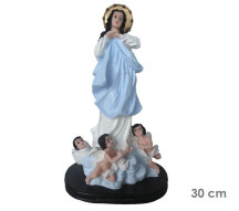 Estatua Imaculada Concei��o 30cm Resina