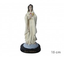 Estatua Nossa Senhora da Rosa Mstica 15cm Resina