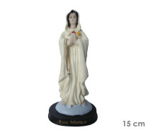 Estatua Nossa Senhora da Rosa M�stica 15cm Resina