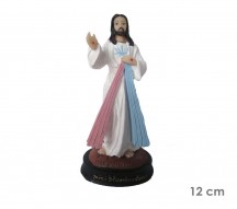 Esttua Jesus Misericordioso 12cm Resina