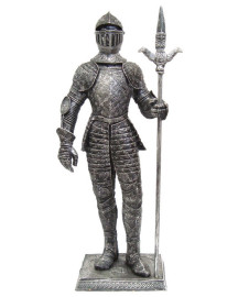Est�tua Guerreiro Medieval 62cm Importado