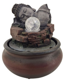 Fonte de �gua Buda em Repouso 20cm