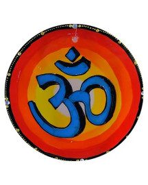 Mandala Om 18cm Vidro