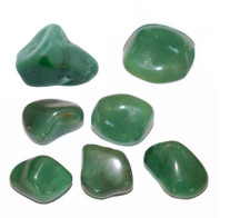 Pedra Quartzo Verde para Massagem 4 a 6 cm (Kit 7 unidade)