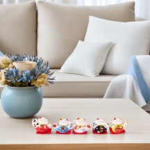 Est�tua Manekineko Mini Porcelana