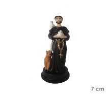 Estatua S�o Fransisco 7cm Resina
