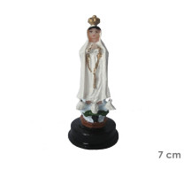 Estatua Nossa Senhora de F�tima 7cm Resina