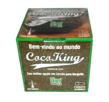 Carv�o Coco King Cilindrico 1Kg